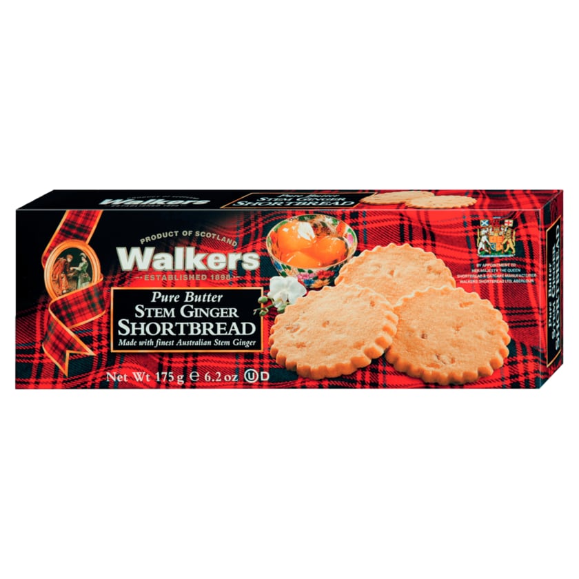 Walkers Shortbread Ingwer 175g